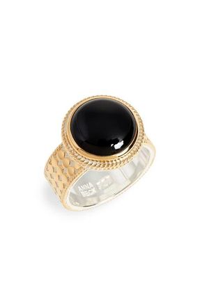 Anna Beck Black Onyx Ring in Gold/Black at Nordstrom, Size 7