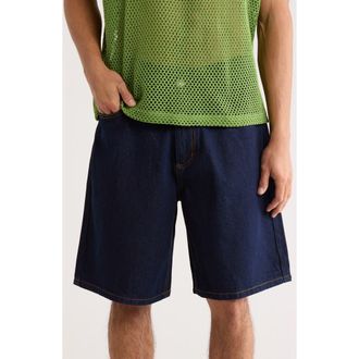 Obey Bigwig Baggy Denim Shorts in Rinse Indigo at Nordstrom Rack, Size 29