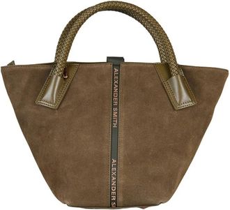 Alexander Smith Lauren Shopper - Dames - Handtassen - Groen - ONE Size - Su&egrave;de - Tassen