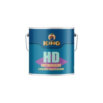 King 5 X Antiruggine Rapida Essiccazione H-d 2,5 L Rosso