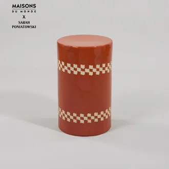 Maisons du monde Mesa auxiliar de cer&aacute;mica bicolor