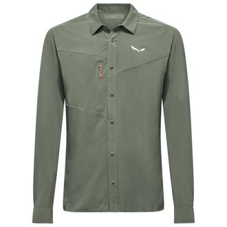 Salewa Puez L/S Shirt Hemd f&uuml;r Herren | oliv