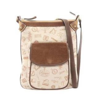 Loewe Pre-owned Cross Body Bags, female, Brown, Size: ONE SIZE Pre-owned Canvas Shoulder Bag
