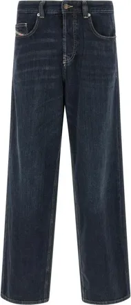 Diesel 2001 D-Macro Jeans - male - Diesel - Straight Fit Jeans - Blue - W32 - Jeans