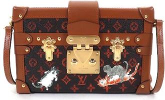 Louis Vuitton Tweedehands Canvas Louis Vuitton tassen - Dames - Vintage Schoudertas - Bruin - ONE Size - Vintage