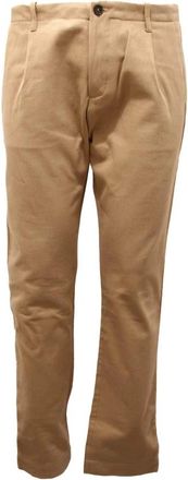 Nine In The Morning Broeken, Heren, Beige, L, Katoen, Fold Man Katoenen Broek