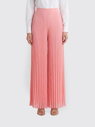 Max Mara High-Waisted Pleated Cr&ecirc;pe Wide-Leg Trousers