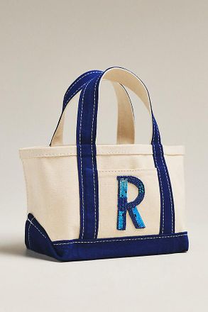 Maeve The Hartley Monogram Mini Canvas Tote by Maeve