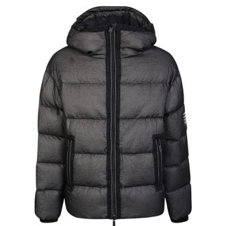 Dsquared2 Mens Faded Black Puffer Down Jacket Nylon - Size Large