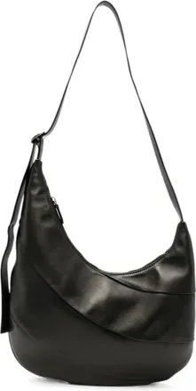 Hereu Tassen, Dames, Zwart, ONE Size, Leer, Fiblo Schoudertas