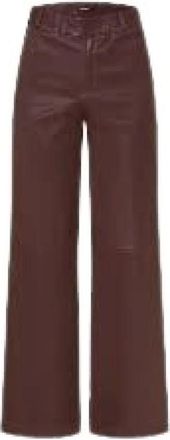 Arma Jeans - Dames - Wijde Broeken - Bruin - L - Broeken