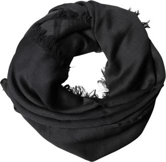 Dolce & Gabbana Lace Stole Nek Wrap Sjaal - Heren - Wintersjaals - Zwart - ONE Size - Accessoires
