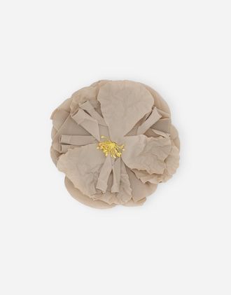 Dolce & Gabbana Floral Poplin Brooch - Man Bijoux Multi-colored Onesize