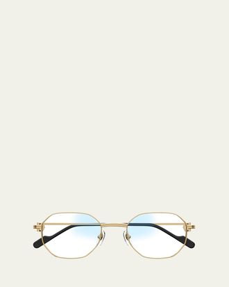 Cartier Round Photochromic Metal Sunglasses