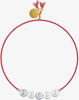 Sorbet Island Shell Bracelet With Glass Pearls