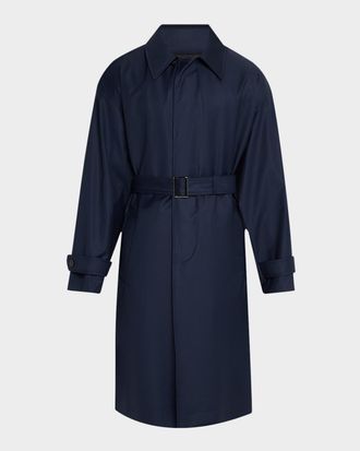 Emporio Armani Men & apos;s Belted Trench Coat
