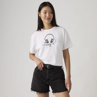 Levi's Graphic Vintage Fit Tee - Womens - XS - White