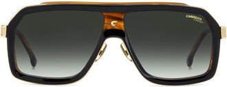 Carrera Stijlvolle zonnebril met titanium montuur - Heren - Zonnebrillen - Zwart - 60 MM - Accessoires