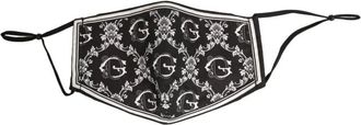 Dolce & Gabbana Mascherina con stampa logo - - Accessories - Uomo - Nero - ONE SIZE