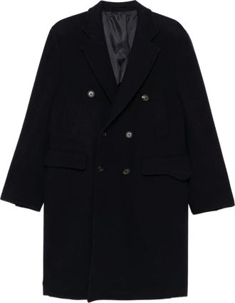 Eleventy Jas met dubbele rij knopen - Blauw