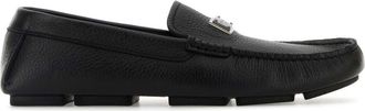 Dolce & Gabbana Black Leather Loafers