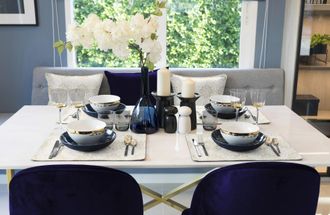 Adam Platzset »Romantic Puligny« GOTS organic,zertifiziert durch CERES 0242,Made in Germany