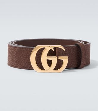 Gucci Cintur&oacute;n Cut Marmont de piel con GG
