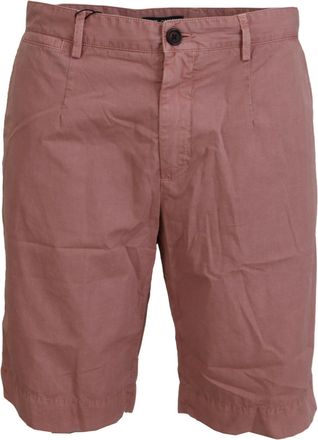 Dolce & Gabbana Pink Chinos Cotton Casual Mens Mens Shorts