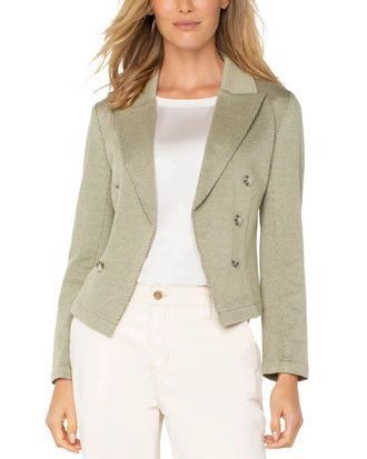 Liverpool L.A. Blazer Womens Artichoke Lofty Denim Open Front DDR2809