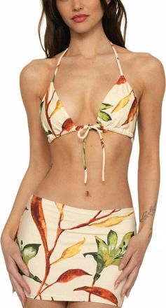 Montce Swim Micro Skirt In Rooted Floral