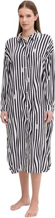 DKNY Nachthemd - Dames - Pyjama - Blauw - XS - Polyester - Nachtkleding