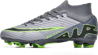 Generic Youth Grass Court Sneakers with Removable Spikes for Men and Women Football Training, Spikes -- Gray-green., 5.5 UK