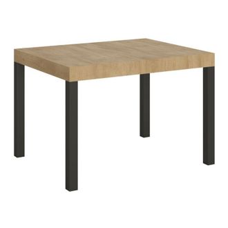 Itamoby Tavolo allungabile 80x120/204 cm Everyday Quercia Natura telaio Antracite