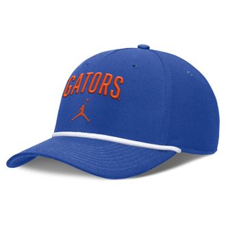 Nike Jordan Mens Florida Primetime Rise Campus Jordan Brand College Adjustable Hat in Blue | JC964EVUFN-SJM