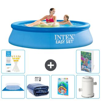Intex Piscina Easy Set Redonda - 244x61 Cm - 7-piezas S123