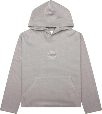 Honor The Gift Felpa Race con cappuccio e motivo a spina di pesce - Grigio