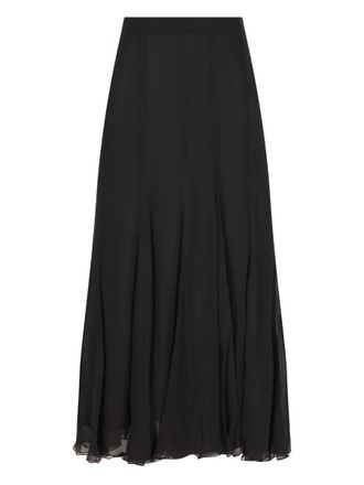 Chloé Silk Long Skirt