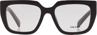 Prada Demo Square Ladies Eyeglasses PR A03V 16K1O1 52