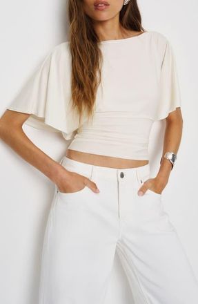 Reformation Avery Boatneck Knit Top in Fior Di Latte at Nordstrom, Size X-Large