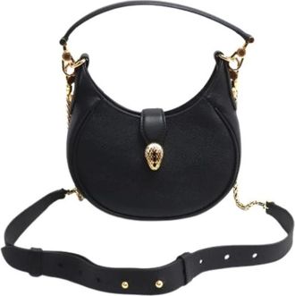 Bulgari Pre-owned Shoulder Bags, female, Black, Size: ONE SIZE Pre-owned Vintage Shoulder Bag