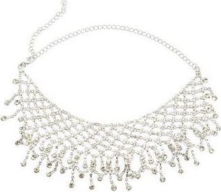 8 by YOOX PRINCESSE INTERTWINED RHINESTONES CHOKER