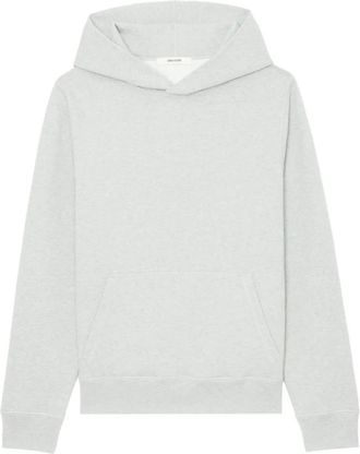 Zadig&Voltaire Felpa in cotone biologico con stampa grafica - Grigio