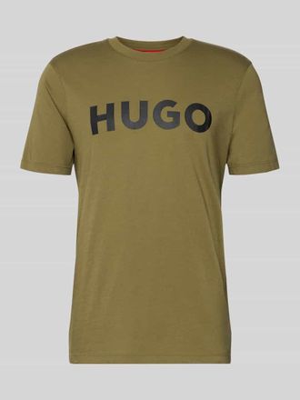 HUGO BOSS Regular Fit T-Shirt aus reiner Baumwolle Modell DULIVIO in Gruen, Gr&ouml;&szlig;e XXL