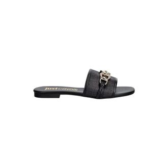 Just Cavalli Sliders - Dames - Schoenen - Zwart - Maat: 36 EU Zijde