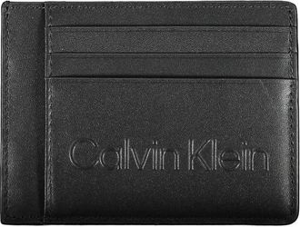 Calvin Klein Zwarte Polyethyleen Heren Portemonnee - Heren - Portefeuilles - Zwart - ONE Size - Accessoires