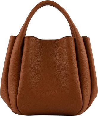 Pourchet Citrouille Handtas - Dames - Handtassen - Bruin - ONE Size - Leer - Tassen