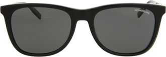 Montblanc Square/Rectangle-Frame Acetate Sunglasses