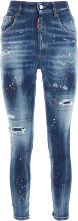 Dsquared2 Navy Blue Twiggy Jeans