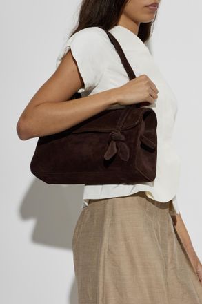 Jacquemus Leather Bag Turismo Long, Womens, Brown