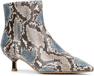 Donald J Pliner Dazha Kitten Heel Bootie in Blue at Nordstrom, Size 7.5